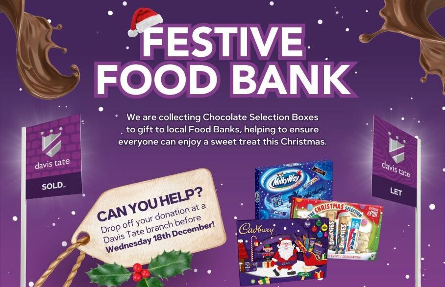 Davis Tate festive foodbank campaign