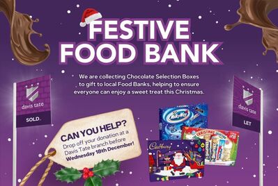 Davis Tate festive foodbank campaign