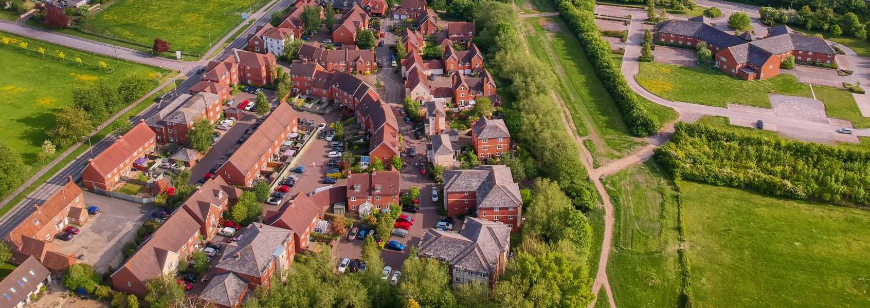 Aerial view of Wantage